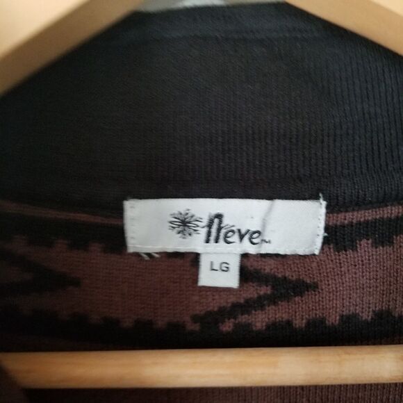 𝅺Neve Quarter Zip Pullover Aztec Southwestern Design Sweater. Size Large - Picture 3 of 7